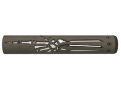 Unique Unique ARs CNC Machined Skeleton Hand Handguard for AR15 Pattern Rifles (Black - 12" - With Airsoft Barrel Nut) airsoft