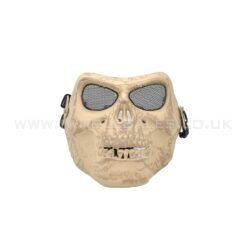 Skull Mask with Mesh Eye Protection Skull Mask with Mesh Eye Protection (Tan) airsoft