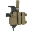 ACM ACM SMG Dropleg Holster (2 Mag. Pouch - OD) airsoft