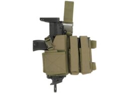 ACM ACM SMG Dropleg Holster (2 Mag. Pouch - OD) airsoft