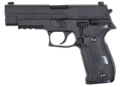 WE 226 Series Gas Blowback Pistol – left-side full view with under-rail mount