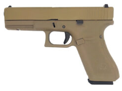 WE 17 Series Gen 5 GBBP pistol tan – left-side full view