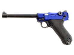WE P08 (M) Ruger gas blowback pistol – left-side full view