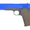 Golden Eagle Golden Eagle 1911A1 Gas Blowback Pistol (Metal -3305) (Blue) airsoft