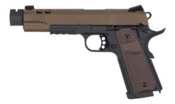 Secutor Secutor - Rudis V - 1911 Custom Pistol (Co2 Powered - Gas Ready - Tan) airsoft