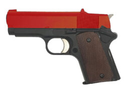 Army R45 Stubby Gas Blowback Pistol Army R45 Stubby Gas Blowback Pistol (Polymer Body and Slide - R45-RED) airsoft