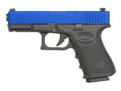KJWorks KJWorks 23 Series Gas Blowback Pistols (Polymer Body & Slide - KP23 - Pre-Two Tone Blue) airsoft