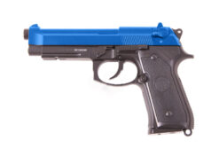 KJWorks M9 A1 gas blowback pistol – left-side full view, full metal finish