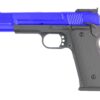Double Bell Double Bell 784 Gas Blowback Pistol with Case (Blue) airsoft