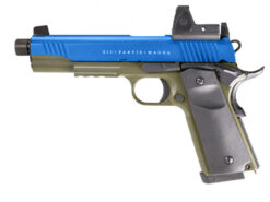 Secutor Secutor - Rudis Magna - 1911 - XIV Custom Pistol (Co2 Powered - Gas Ready - OD) Blue airsoft