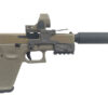 WE WE 17 Series Gen 5 GBBP (Tan) with RMR, Suppressor and Mount airsoft
