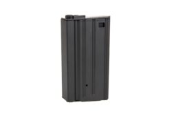 Double Bell SR25 hi-cap magazine 470 rounds – left-side full view