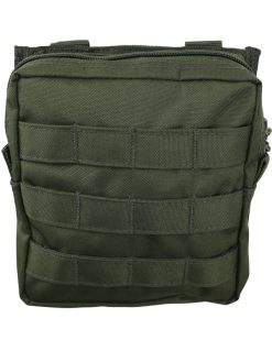 Medium MOLLE Utility Pouch   Olive Green 1
