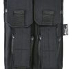 Double Mag Pouch WITH Pistol Mag   Black 1