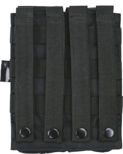 Double Mag Pouch WITH Pistol Mag   Black 2