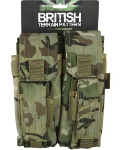 Double Mag Pouch WITH Pistol Mag   BTP 3