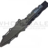 P-Force Rubber Knife with Hard Belt Holster (V2 - Black) airsoft