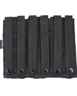 Triple Mag Pouch WITH Pistol Mag   Black 2