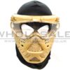Full Face Protection with Eye Protection Full Face Protection with Eye Protection (Re-Enforced) (Tan) airsoft