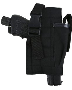 Molle Gun Holster with Mag Pouch   Black 1