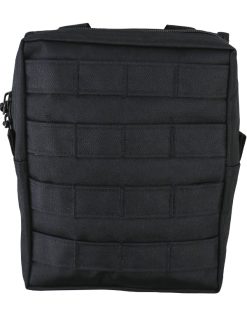 Large MOLLE Utility Pouch   Black 1