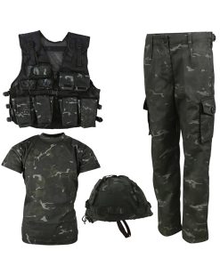 .Kids Number 1 Army Combo Set   BTP Black