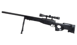 Saigo Defense L96 Sniper Rifle with Hunter Scope and Bipod Saigo Defense L96 Sniper Rifle with Hunter Scope and Bipod (Black) airsoft