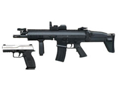 FN Herstal FN Herstal SCAR-L Budget AEG with FNS9 Spring Pistol (Black - Cybergun - 200969) airsoft