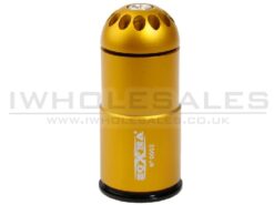 Zoxna - Zoxna - 40mm Gas Grenade (120 Round - Full Metal) GOLD airsoft