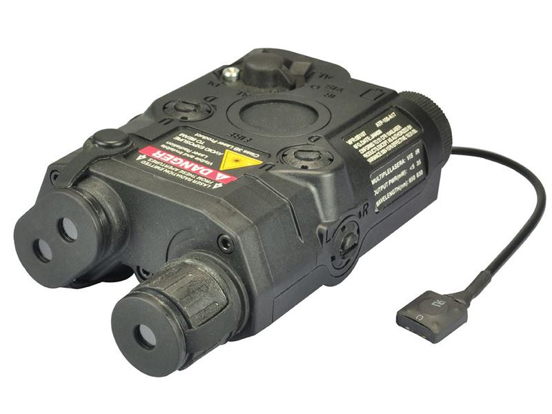 PEQ-15 Battery Box with Red Laser PEQ-15 Battery Box with Red Laser (Black) airsoft