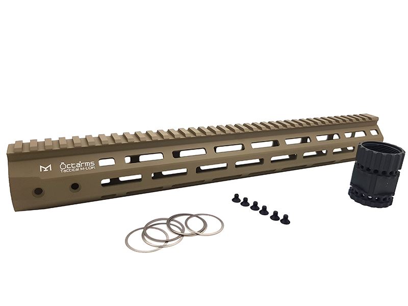 Ares Ares Octa Arms M-Lok System Handguard (Tan - 290mm - ML-003-DE) airsoft