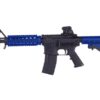 Golden Eagle M4 RIS CQB Gas Blowback Rifle (Metal -MC6624M) (Blue) airsoft