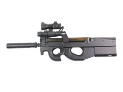 Double Bell Double Bell D90 with Silencer and Scope (Black - 810L) airsoft