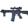 Double Bell TTI M4 AEG rifle – left-side full view with 1-4×20 scope and custom grip