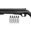 Walther T4E Walther T4E HDS Double Barrel .68 Caliber Paintball Shotgun (Umarex - 7.5j - Black - With 100 Rubber Balls) airsoft