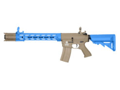Lancer Tactical M4 Lancer Tactical M4 LT-25 Interceptor AEG Rifle (Inc. Battery and Smart Charger - Blue) airsoft