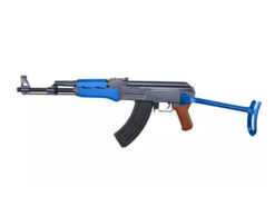 JG AK74 AEG (Polymer Body/Faux Wood - Metal Gearbox - 0507MG) Blue airsoft