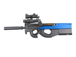 Double Bell Double Bell D90 with Silencer and Scope (Blue - 810L) airsoft
