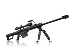 Lancer Tactical Lancer Tactical LT-20 M82 Sniper Rifle (with Scope and Bipod - Spring - Black) airsoft