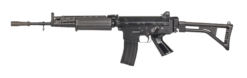 VFC FNC gas blowback rifle – left-side full view
