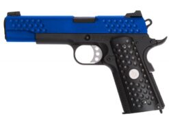 WE Knight Hawk Black 1911 full metal pistol – left-side full view