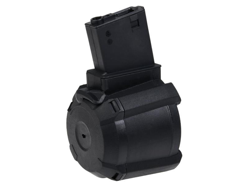 Saigo M4 Electric Drum Magazine (1000 Rounds - Black) airsoft