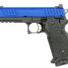 Army Custom 4.3 Hi-Capa Gas Blowback Pistol (R603 - Blue) airsoft