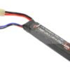 7.4V 7.4V 1300mAh 25C+ Continuous Discharge Lipo (101mm long) (Mini-Tamiya) Battery airsoft