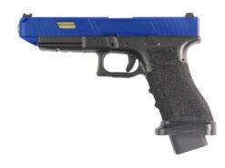 Double Bell Double Bell 34 Baba Yaga Series Gas Blowback Pistol (BLUE- with Pistol Case - 768) airsoft