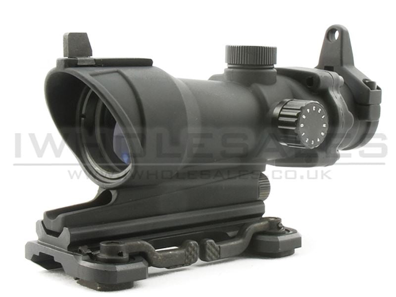 UFC UFC ACOG 4?32 Scope Red/Green Reticle with QD Mount (Black) (UFC-JA-5319-BK) airsoft