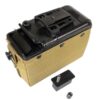 Classic Army M249 and Classic Army M249 and LMG Camo Box Magazine (1200 Rounds Auto Wind - Tan - P252P-T) airsoft