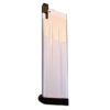 WE Hi-Capa gas magazine 28 rounds silver – left-side full view