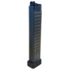 Maruyama SCW-9 PRO-G gas magazine 50-round black – left-side full view