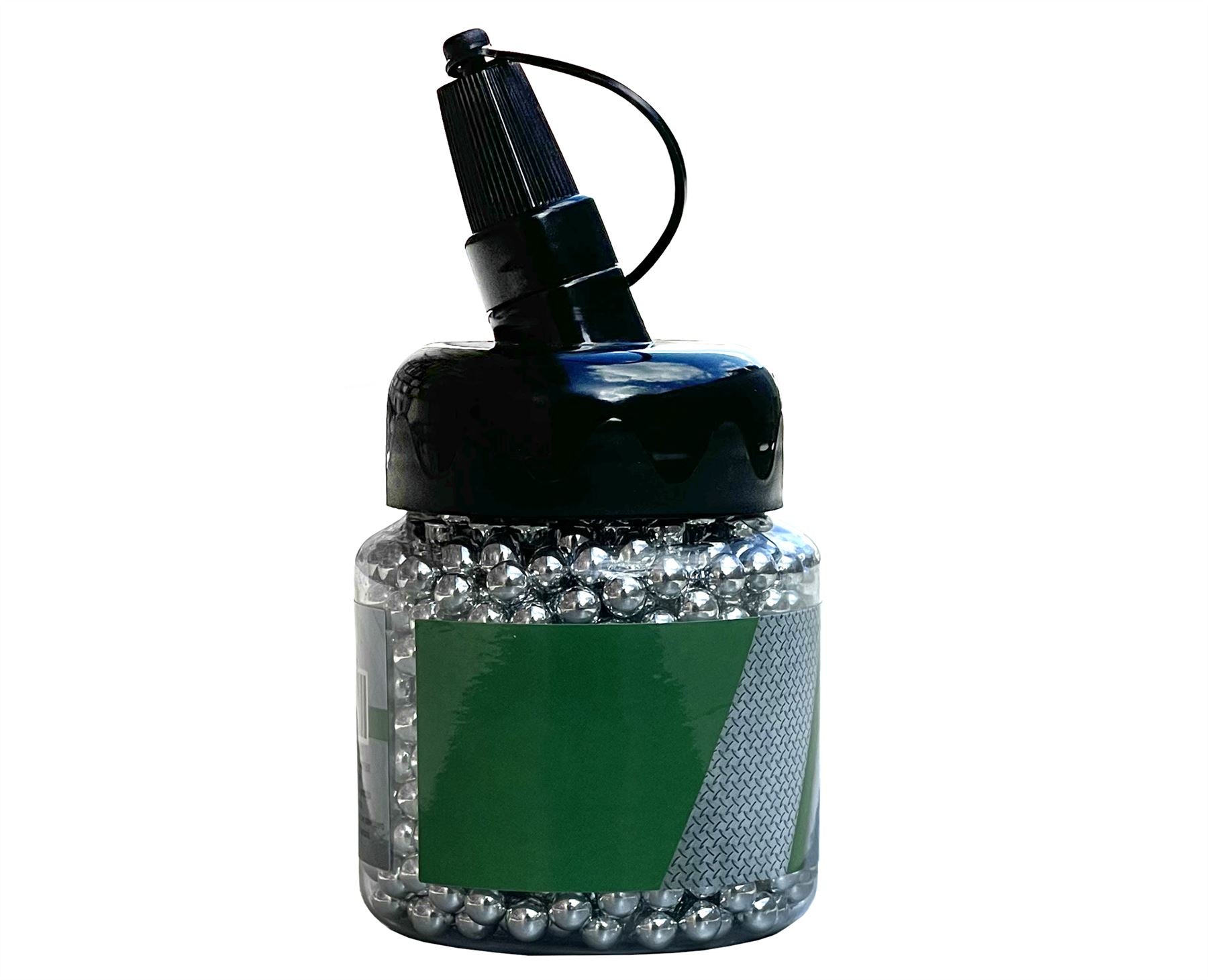 Stinger Steel 6mm BB pellets 0.90g 1000-round tin – left-side full view